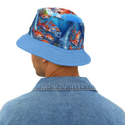 Red Snapper Hooked - Bucket Hat - Playing Hooki