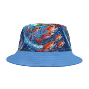 Red Snapper Hooked - Bucket Hat - Playing Hooki