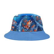 Red Snapper Hooked - Bucket Hat - Playing Hooki
