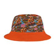 Retro 70s Summer - Bucket Hat - Playing Hooki