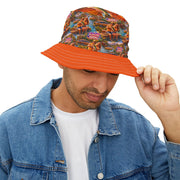 Retro 70s Summer - Bucket Hat - Playing Hooki