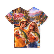 Retro 70s Summer - Kids & Youth Performance Jersey - Playing Hooki