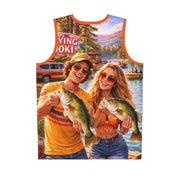 Retro 70s Summer - Mesh Tank Jersey - Playing Hooki