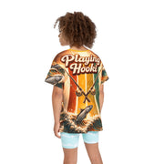 Retro 70s Trevally - Kids & Youth Performance Jersey - Playing Hooki