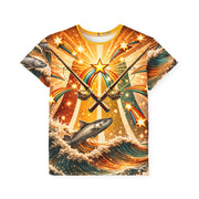 Retro 70s Trevally - Kids & Youth Performance Jersey - Playing Hooki