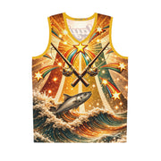 Retro 70s Trevally - Mesh Tank - Playing Hooki