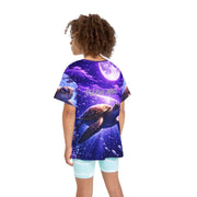 Sea Turtles by Moonlight - Kids & Youth Performance Jersey - Playing Hooki
