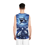 Shark Attack - Mesh Tank Jersey - Playing Hooki