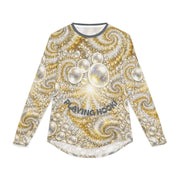 Silver Swirls & Sparkles Rashie - UV Protection - Playing Hooki