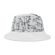 Skeleton Cowboy - Bucket Hat - Playing Hooki