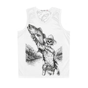 Skeleton Cowboy - Mesh Tank Jersey - Playing Hooki