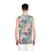 Stay Awhile Octopus - Mesh Tank Jersey - Playing Hooki