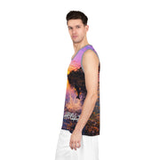 Sunset River Fishing - Mesh Tank Jersey - Playing Hooki