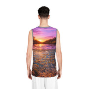 Sunset River Fishing - Mesh Tank Jersey - Playing Hooki
