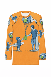 Surfer Dad & Child - Big & Little Fish Rashie UV Protection Bundle - Playing Hooki