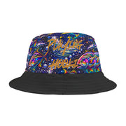 Vibrant Neon Bass - Bucket Hat - Playing Hooki