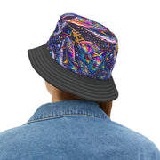 Vibrant Neon Bass - Bucket Hat - Playing Hooki
