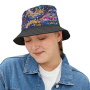Vibrant Neon Bass - Bucket Hat - Playing Hooki
